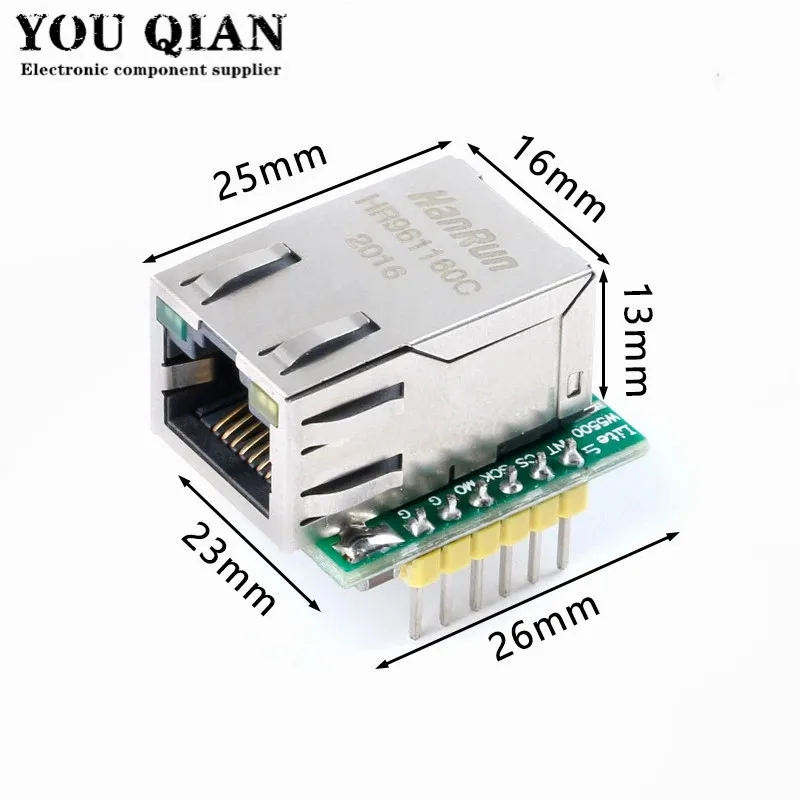 USR-ES1 W5500 Chip New SPI to LAN Ethernet Converter TCPIP Mod GPS