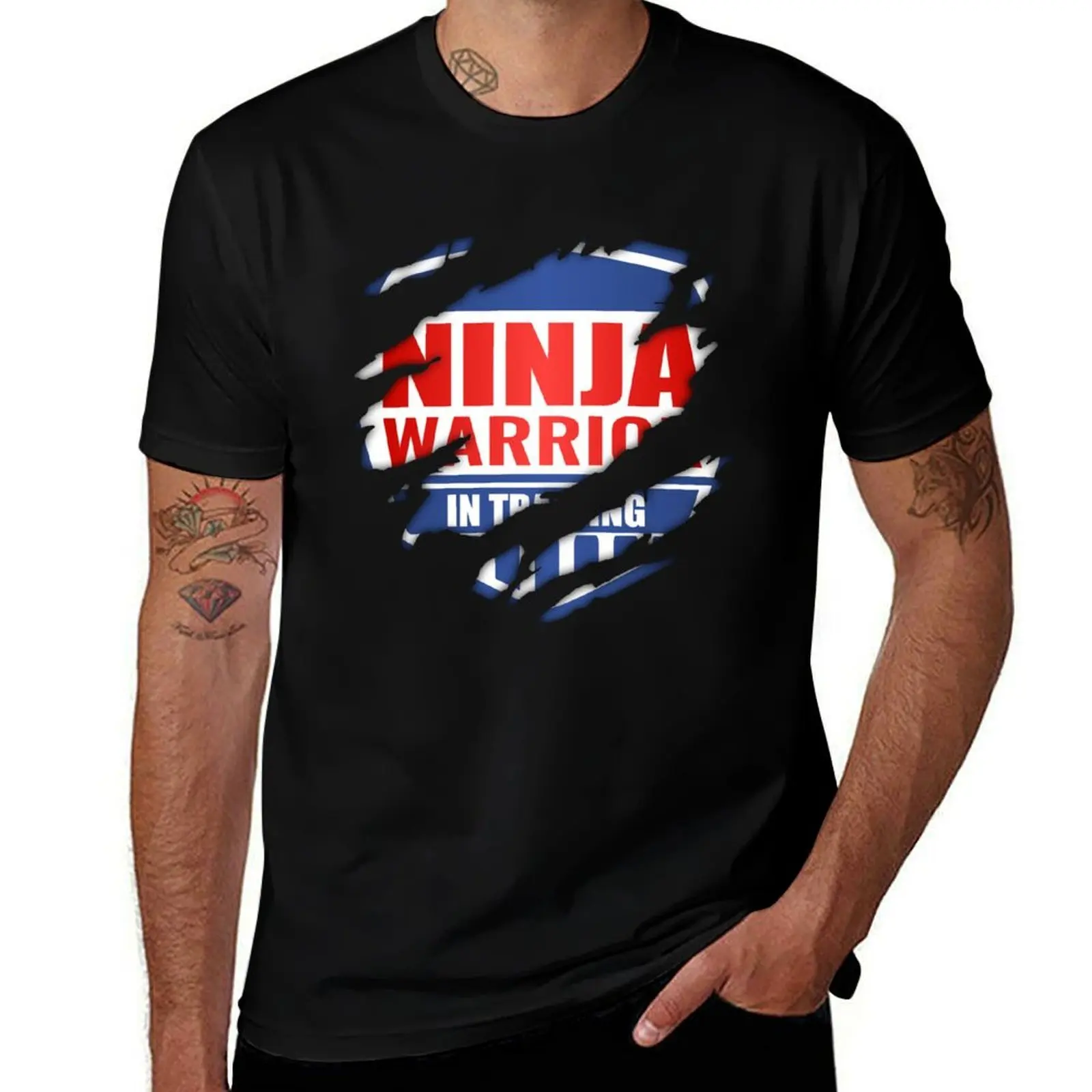 

designer T-Shirt t Warrior shirts shirts graphic for Training t In cotton man t Ninja man shirt