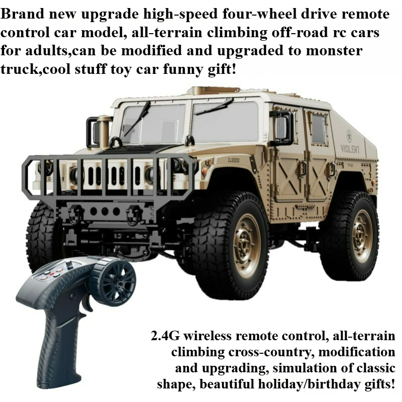 

Cool Stuff Toy Car Funny Gift-High-speed 4WD Rc Truck,Climbing Off-road Rc Cars,Remote Control Car,Monster Truck,Toys for Kids