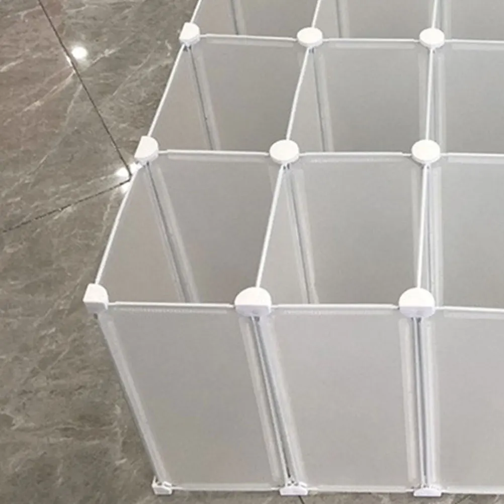 

50pcs Right Cube Organizer Shelves Connectors Connectors Durable Plastic Cube Wire Shelf Modular Closet Organizer Storage Shoe