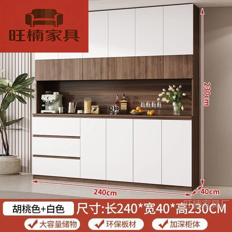 Side  against the wall, entrance integrated locker, antique storage, living room tea cabinet, multi-functional side
