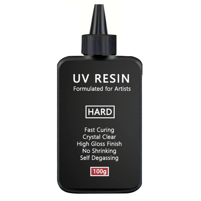 Kristalheldere harde UV-hars Verbeterde formule Ultraviolet snel uithardende hars voor het maken van sieraden, harde transparante zonne-uithardende hars - afbeelding 1
