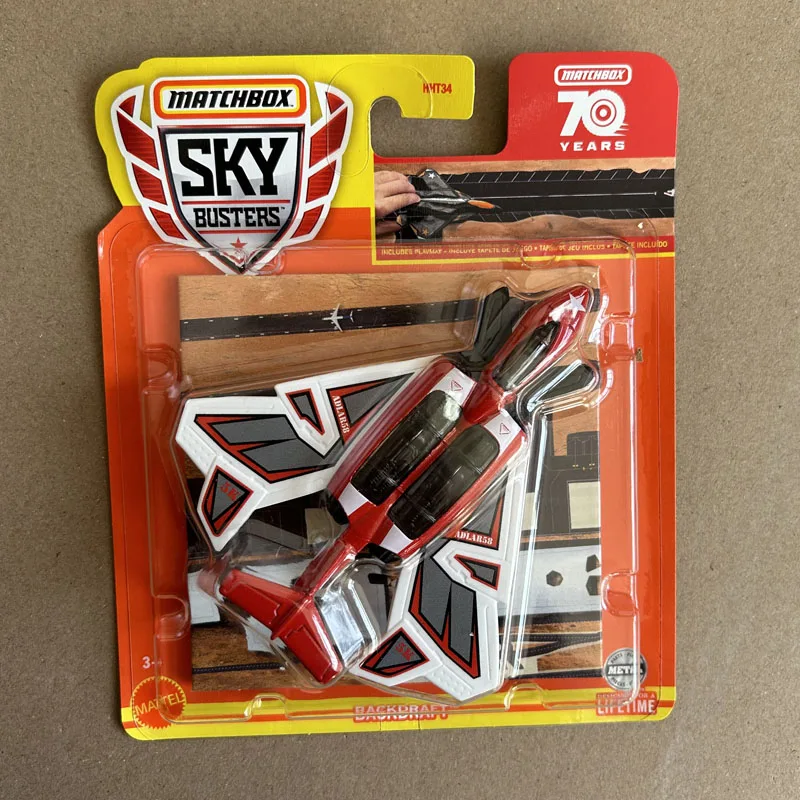 Matchbox Sky Busters Wave 4N 1:64 مقياس يموت الصب نموذج المركبات مجموعة مجموعات الالعاب للأطفال - طائرات هليكوبتر طائرات