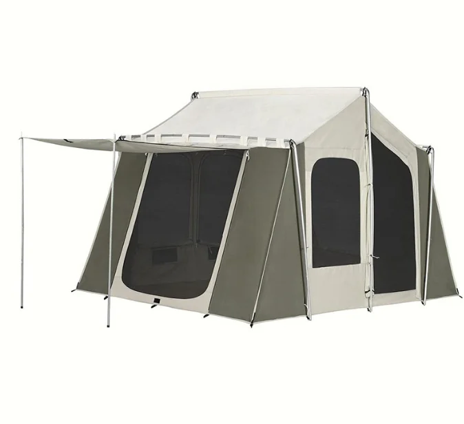 Canvas glamping tent luxury camping tent big space cabin tent for family