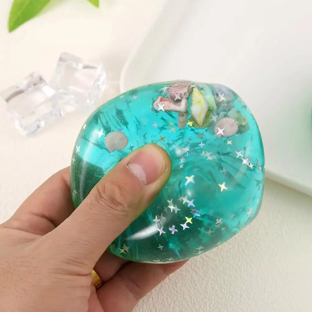 Ocean Squishy Stress Balls For Adults 7cm Maltose Water Ball Sensory Fidget Toys For Autism ADHD Anxiety Relief Bulk Party Favor - view 4