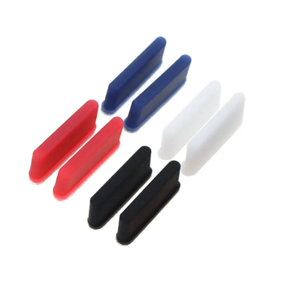 Pulsante Pad in Silicone di ricambio per Console di gioco 3DS schermo LCD superiore superiore piedini in gomma anteriori parti di riparazione del Pad di copertura