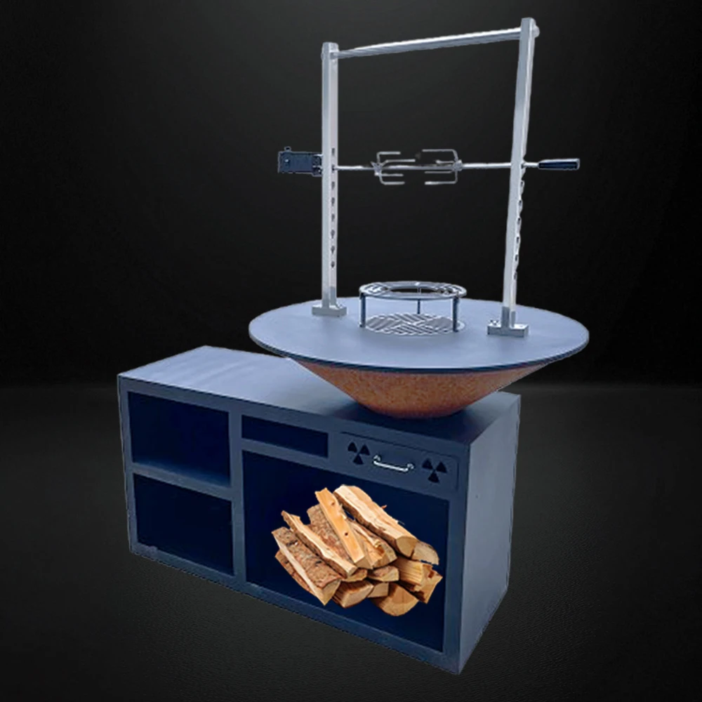 Fire pit barbecue firewood motor accessories, with fire bowl