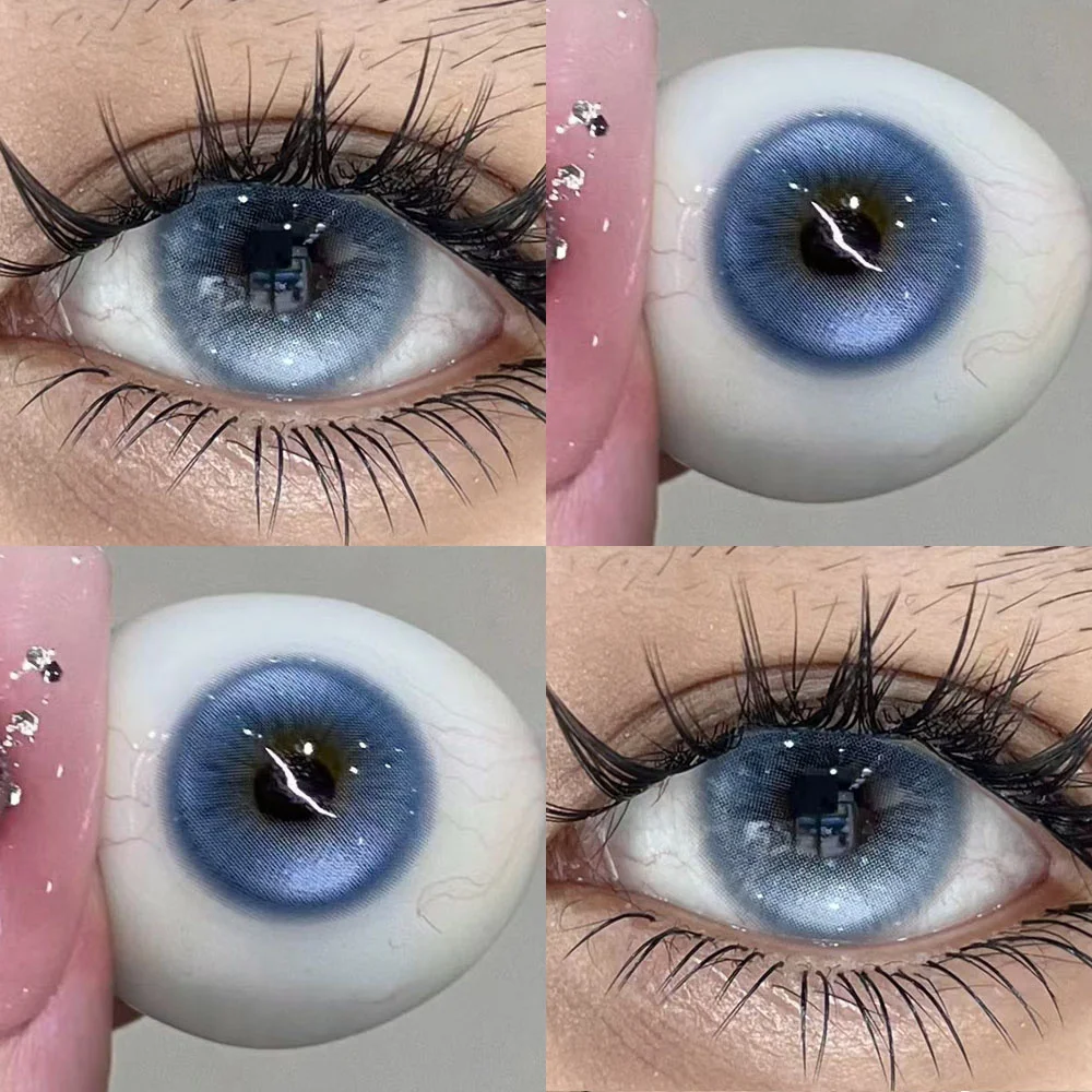 JeweLens 2 Stück farbige Kontaktlinsen, weiche Linsen für Augen, Linsen, kosmetische Augenkontakte