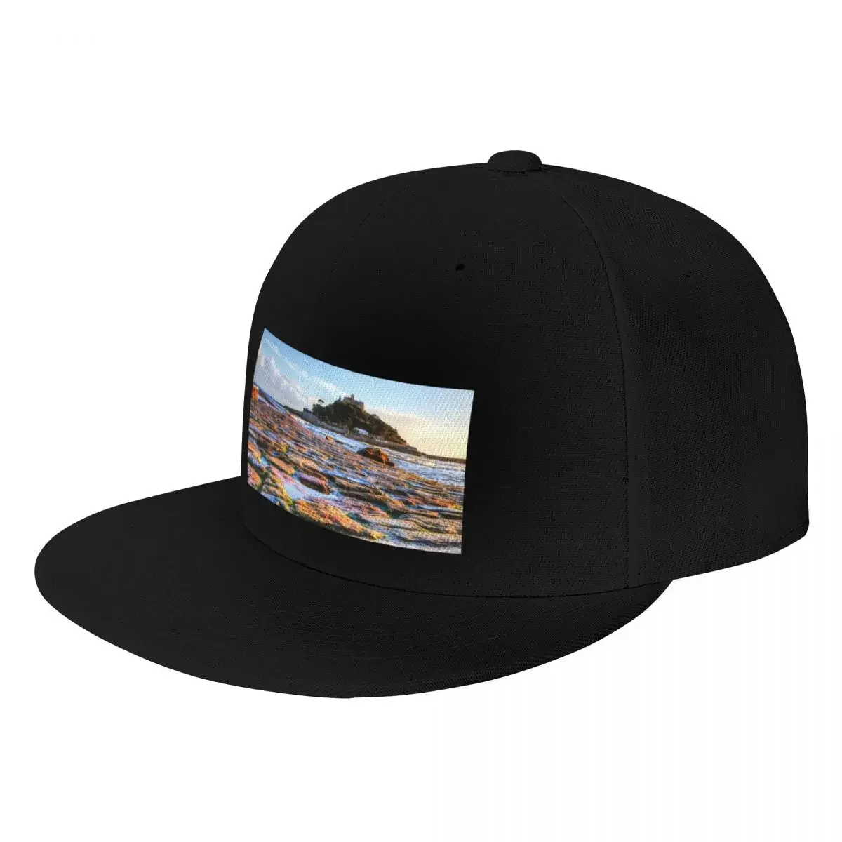 St Michael's Mount And Causeway, Marazion, Cornwall Baseball Cap Horse Hat Hood Snapback Cap Rugby Female Men's