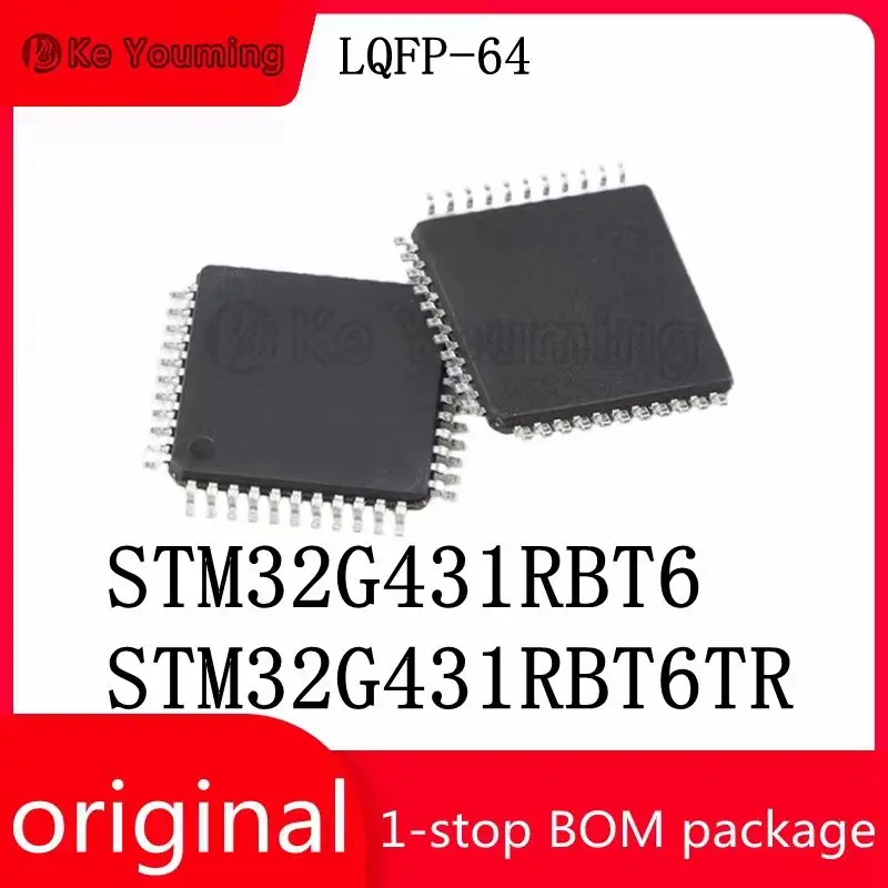 2PCS STM32G431RBT6, STM32G431RBT6TR, LQFP-64, ARM Microcontroller, Integrated Circuit IC, Electronic Components, One-stop BOM