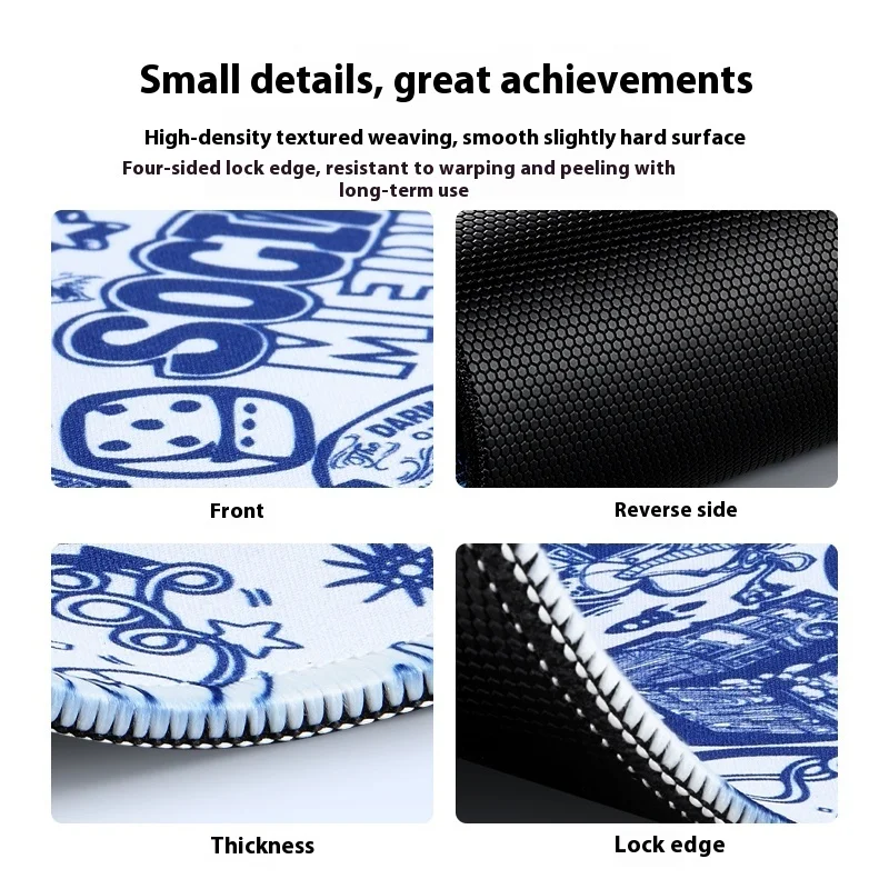 2025 New Darmoshark Rubber Mouse Pad Precise Silky Thickened 360x300x4mm Mouse Pad Surprise Gift