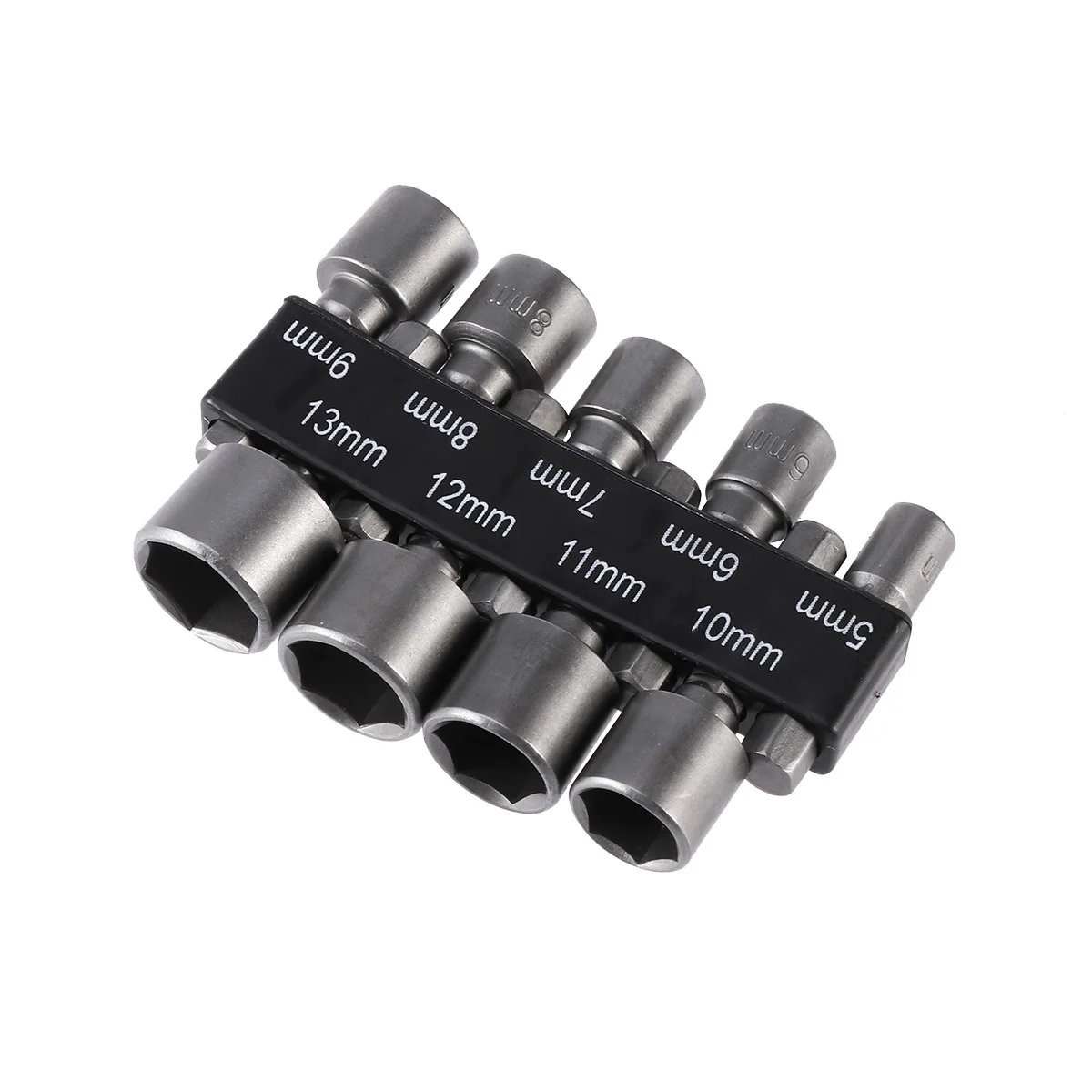 

9Pcs 5-13Mm Professional Socket Adapter Set High Strength Hex Shank Screwdriver Bits for Cordless Drills DIY Home Repair