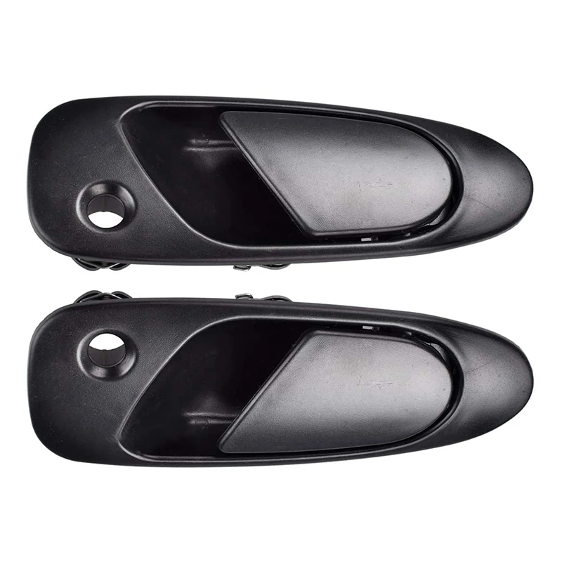 Car Exterior Outside Door Handle Front Rear Pair Set for 1992-1995 Honda Civic / 1993-1997 Del Sol