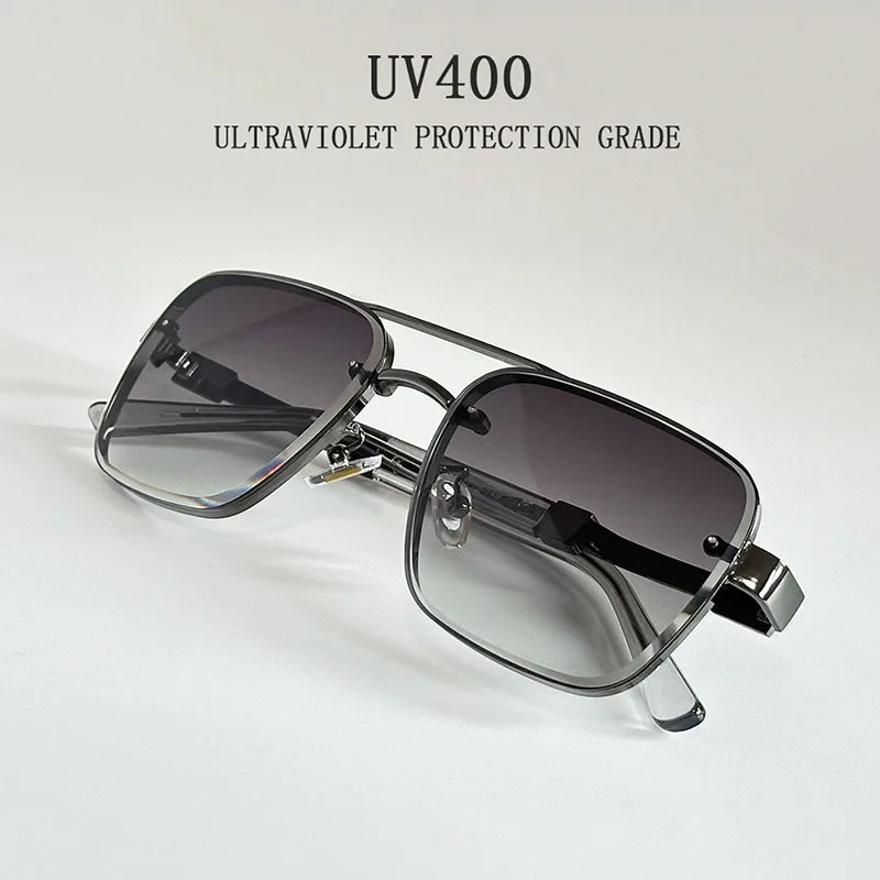 2025 New Square Sunglass Men Luxury Vacation Sunglasses Women Vintage Fashion Glasses Retro Shades Gafas De Sol Hombre Zonnebril