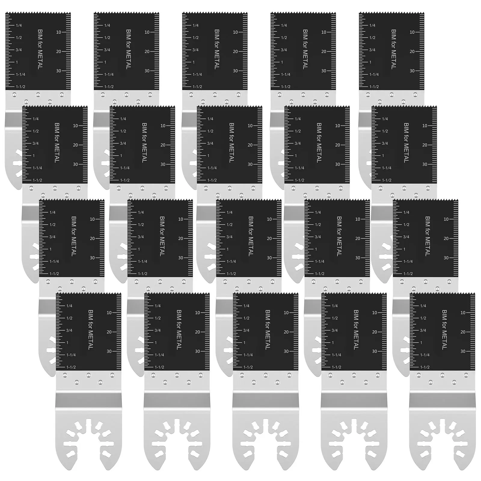 

20 шт., биметаллический осциллирующий многофункциональный инструмент, быстросъемное пильное полотно, универсальный осциллирующий инструмент, лезвие для сноса, сантехники, реконструкции