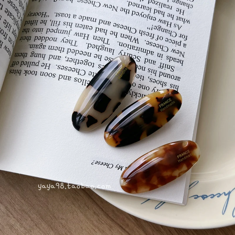 

Acetate Hairclips Hairpins Geometric Barrettes for Girls Hair Accessories Alligator Duckbill for Women Korean Fashions Headwear