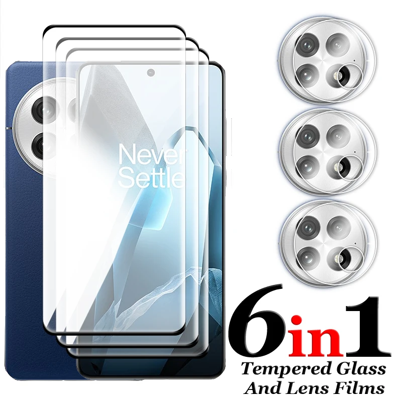 

For OnePlus 13 Glass 3D Curved Full Cover Screen Protector For OnePlus 11 12 13 5G Tempered Glass For OnePlus 13 5G Lens Film