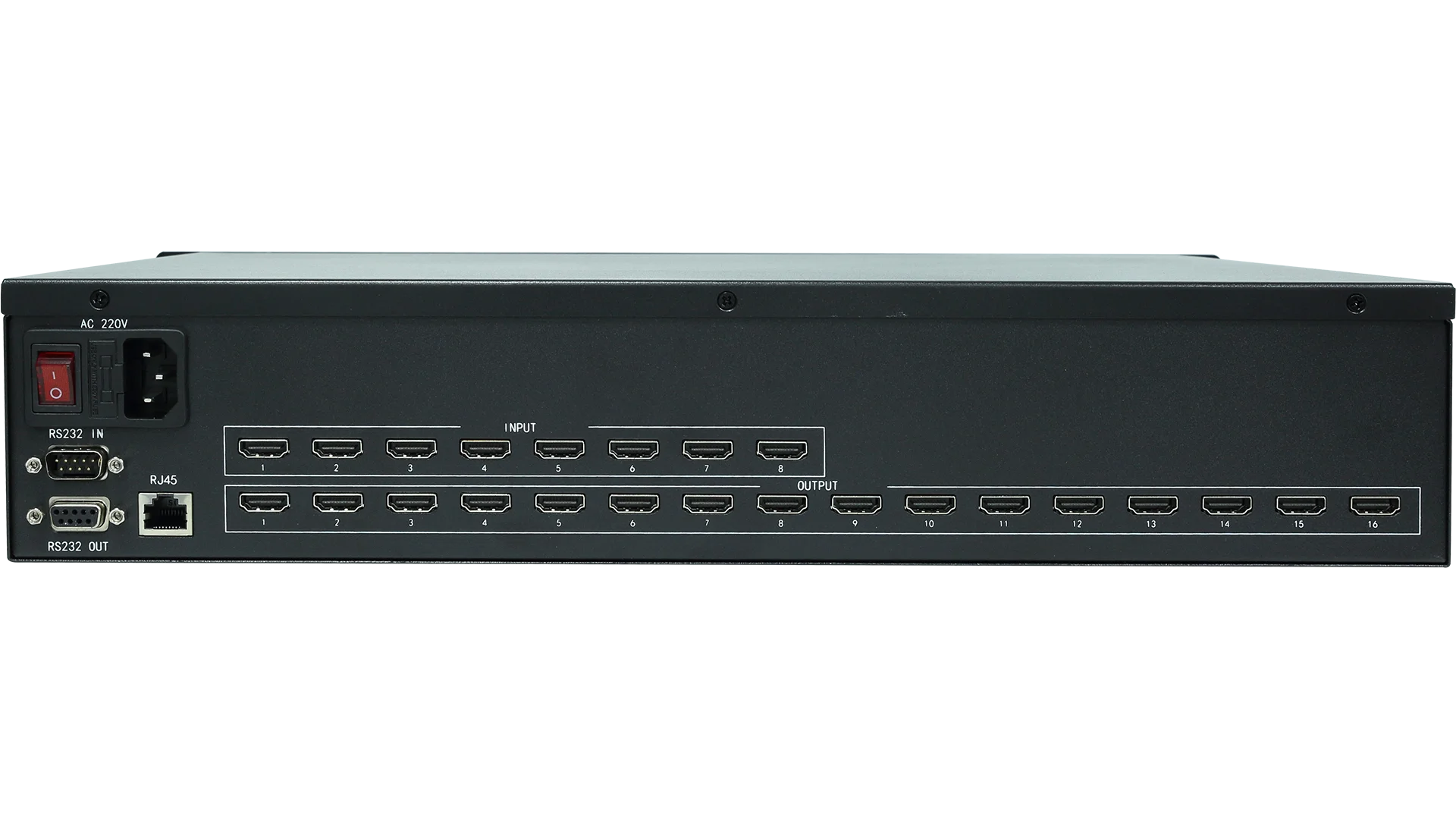 Video Video commutazione 4K supporto telecomando 3D EDID blu-ray DVD per LCD LED Video parete matrice HDMI 4x4 8x8 8x16 8x24 16x16 16 16x32