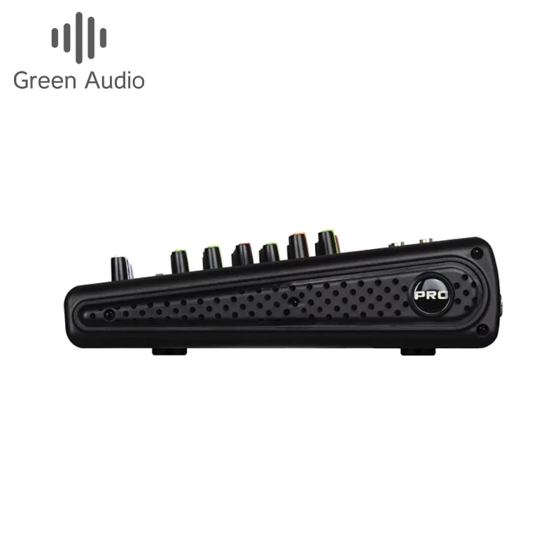 GAX-RX4 2024 Newest 4-channel USB Audio Sound Cards & Mixers With BT Function 48V Fantasy Power Small All-In-One Karaoke Machine