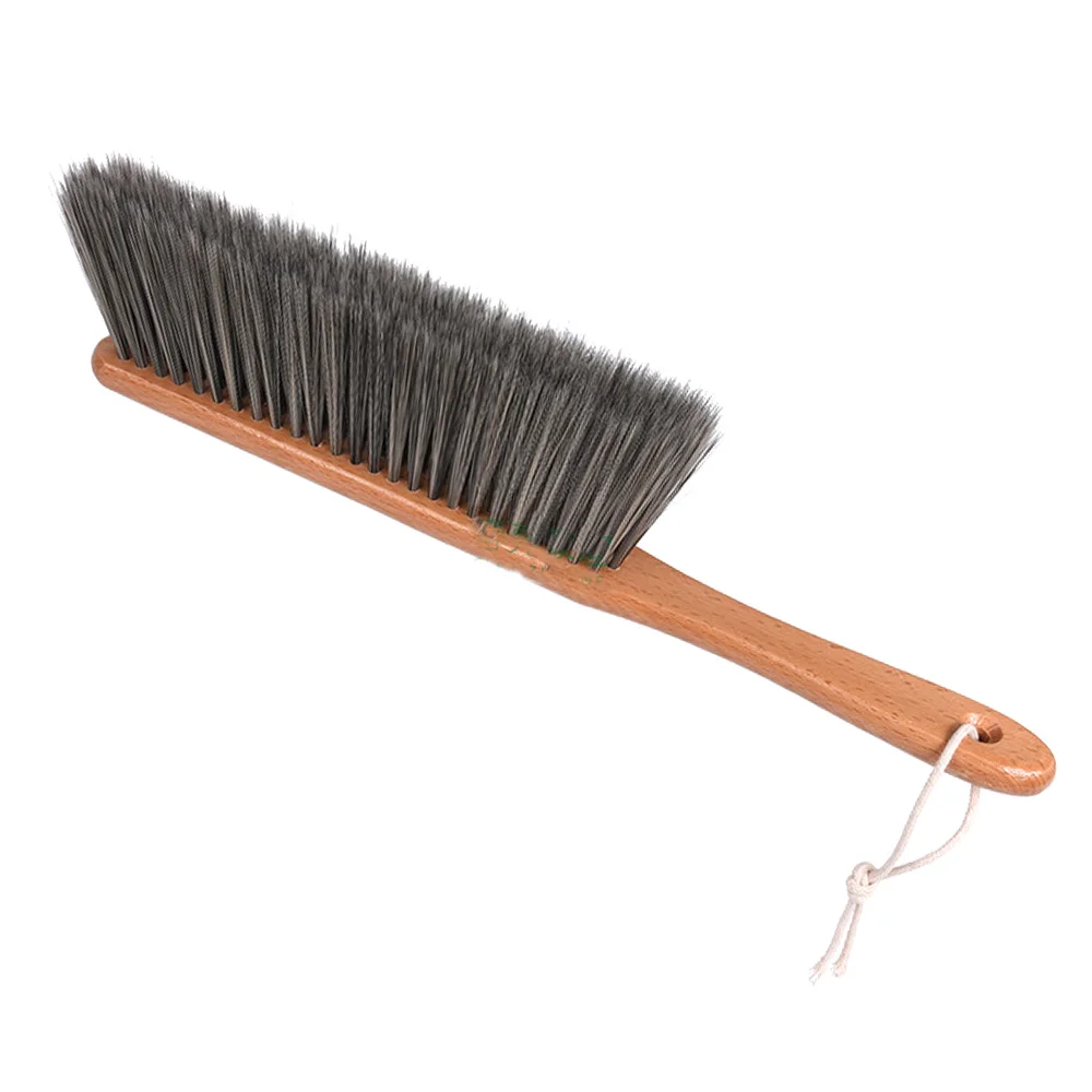 Luxury Wooden Cleaning Brushes-Household Sweeping Soft Bristles Dusting Brush for Cleaning Car/Bed/Couch/Desktop/Furniture