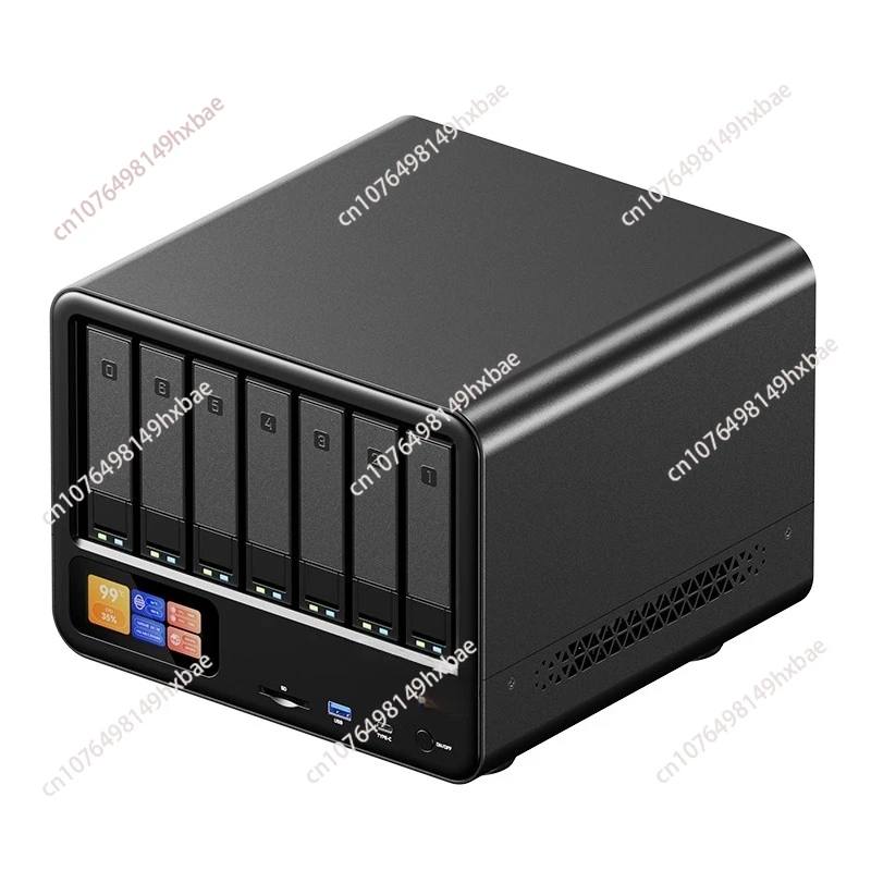 Mini Host 11 Disk Home NAS Private Cloud as a Service Network Disk Desktop Computer R7 Enterprise Dual 2.5G Network Port