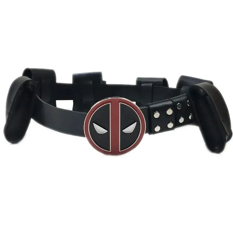 MINISO Superhero Deadpool Belt Cosplay Hero Dead pools Adjustable Belts Costume Party Accessories Halloween Carnival Props Gift