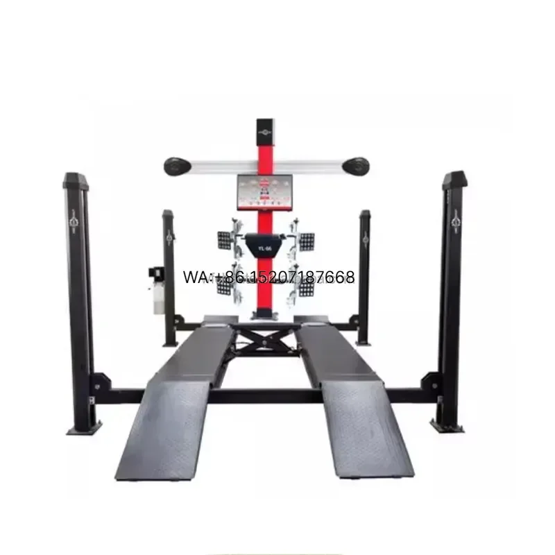 Wmwmnu for 3D Four Wheel Alignment Lift Global Language Tire Aligner Free Update CE Certified 10 Year Warranty LED