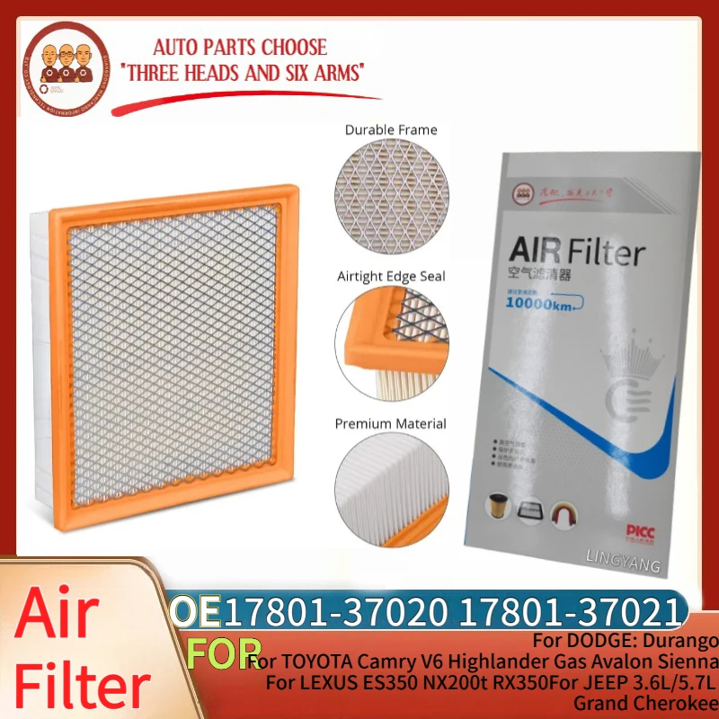 

LA-1044 Air Filter For TOYOTA Prius Corolla Levin Hybrid LEXUS CT200h 17801-37021 17801-0T070 17801-0T040