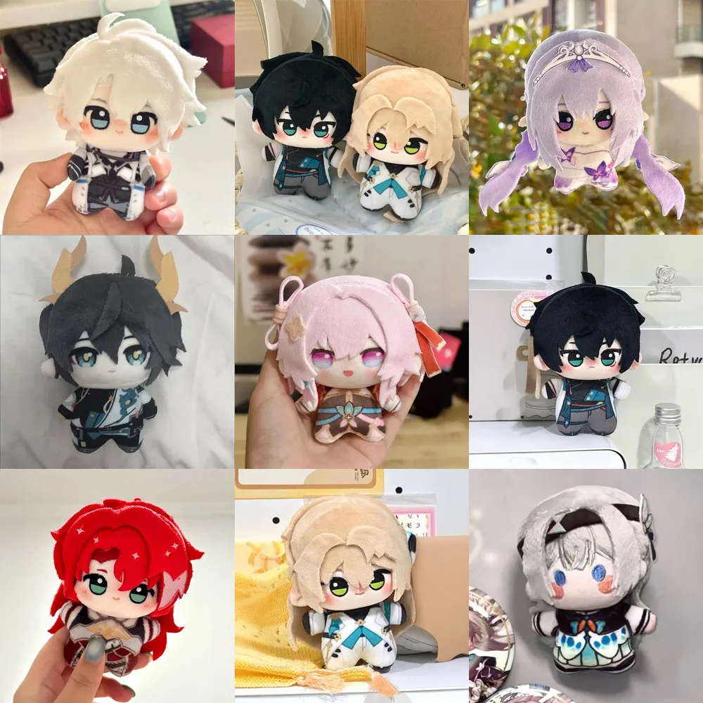原神インパクト ホンカイ: スターレイル コスプレ 10CM ぬいぐるみ アニメゲーム 詰め物入りバックパック装飾品 ペンダント 子供の誕生日プレゼント