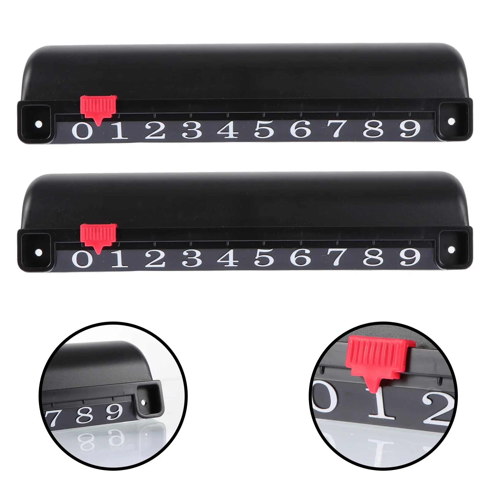 2 Pcs Hockey Scoring Plastic Counters Units Versatile Scorekeepers Black Tool