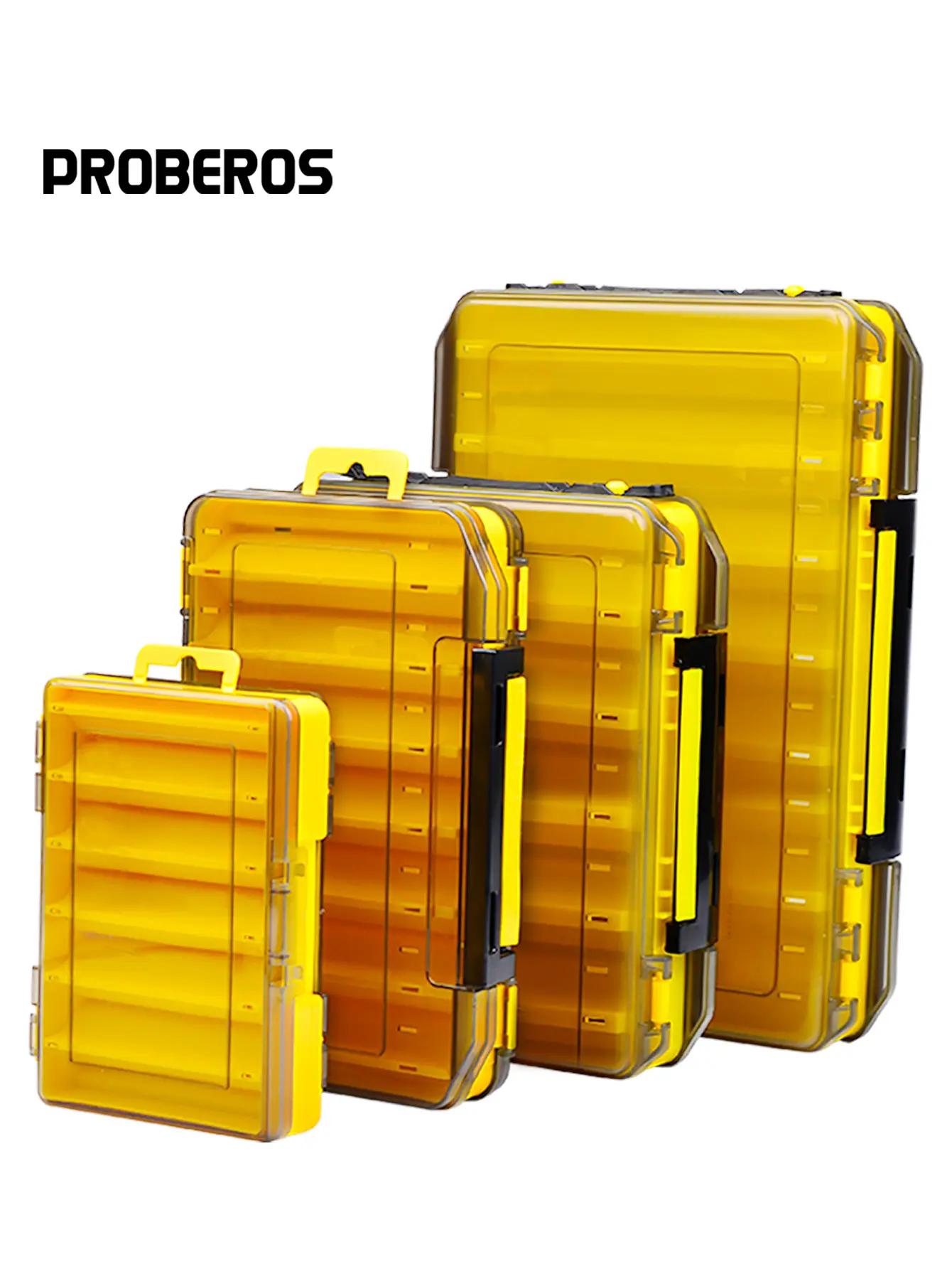 Caixa versátil de equipamento de pesca dupla face de 10 células – durável, fácil acesso, organizador de ferramentas e isca para todas as suas aventuras de pesca