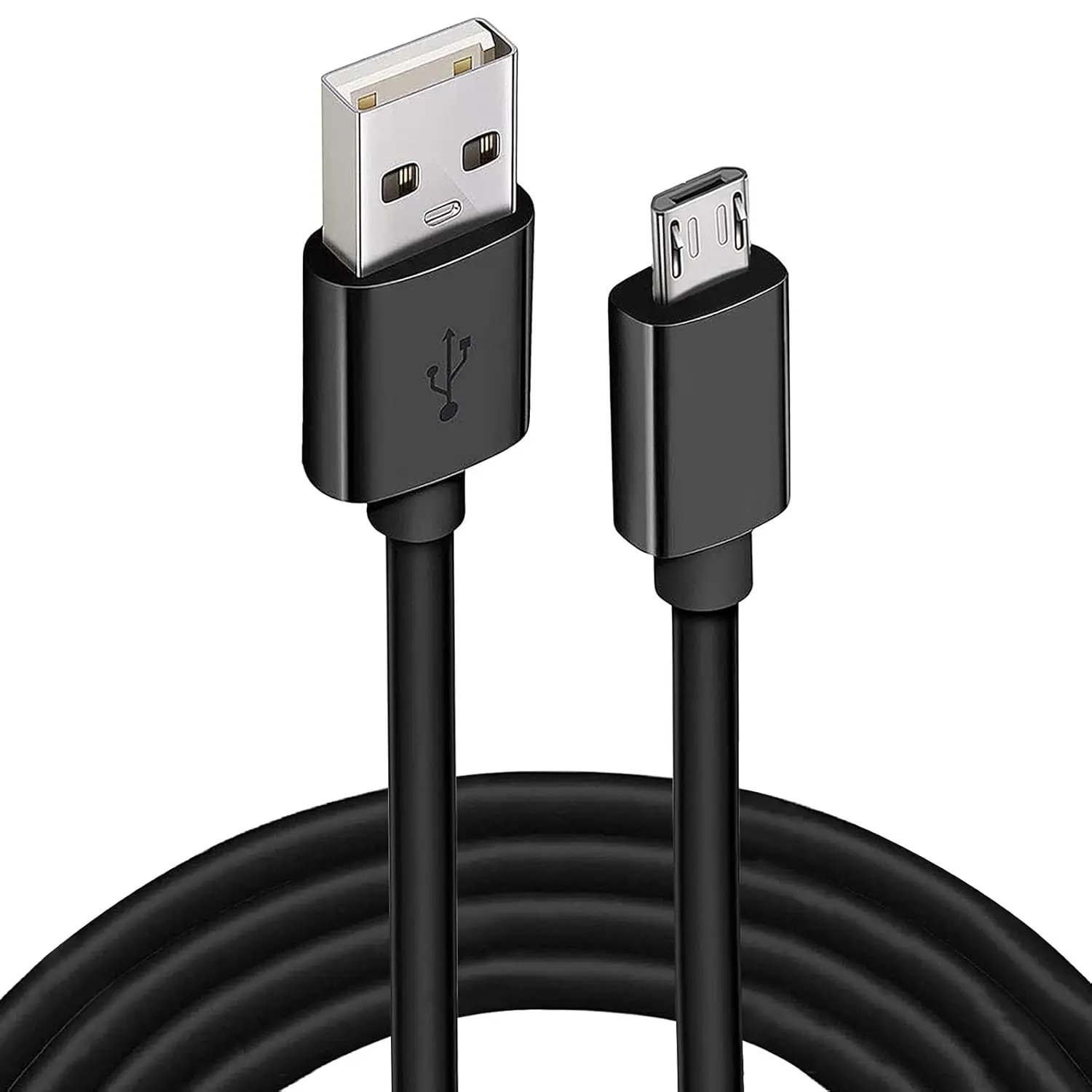 JavicTech  Micro USB  Charger Nylon Braided Cord,Connectors, Compatible with Galaxy S7 S6 J7 Edge Note 5, Kindle, MP3etc