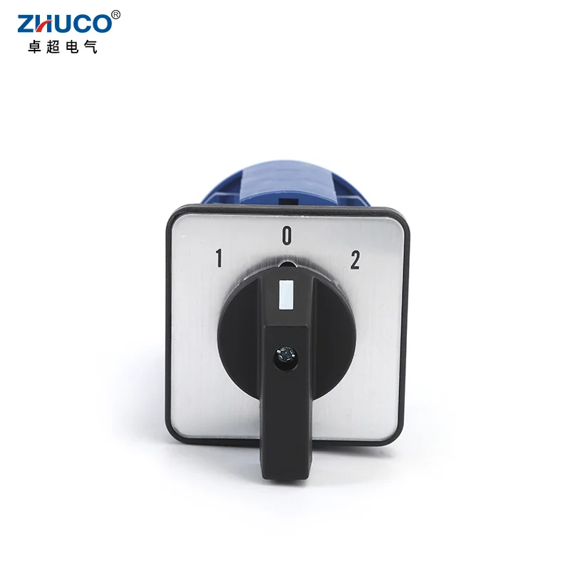 ZHUCO SZW26/LW26-63 63A 660V ON OFF ON Ganrator Universal Rotary Change Over Cam Switch 1/2/3/4 Phases 4/8/12/16 Terminals