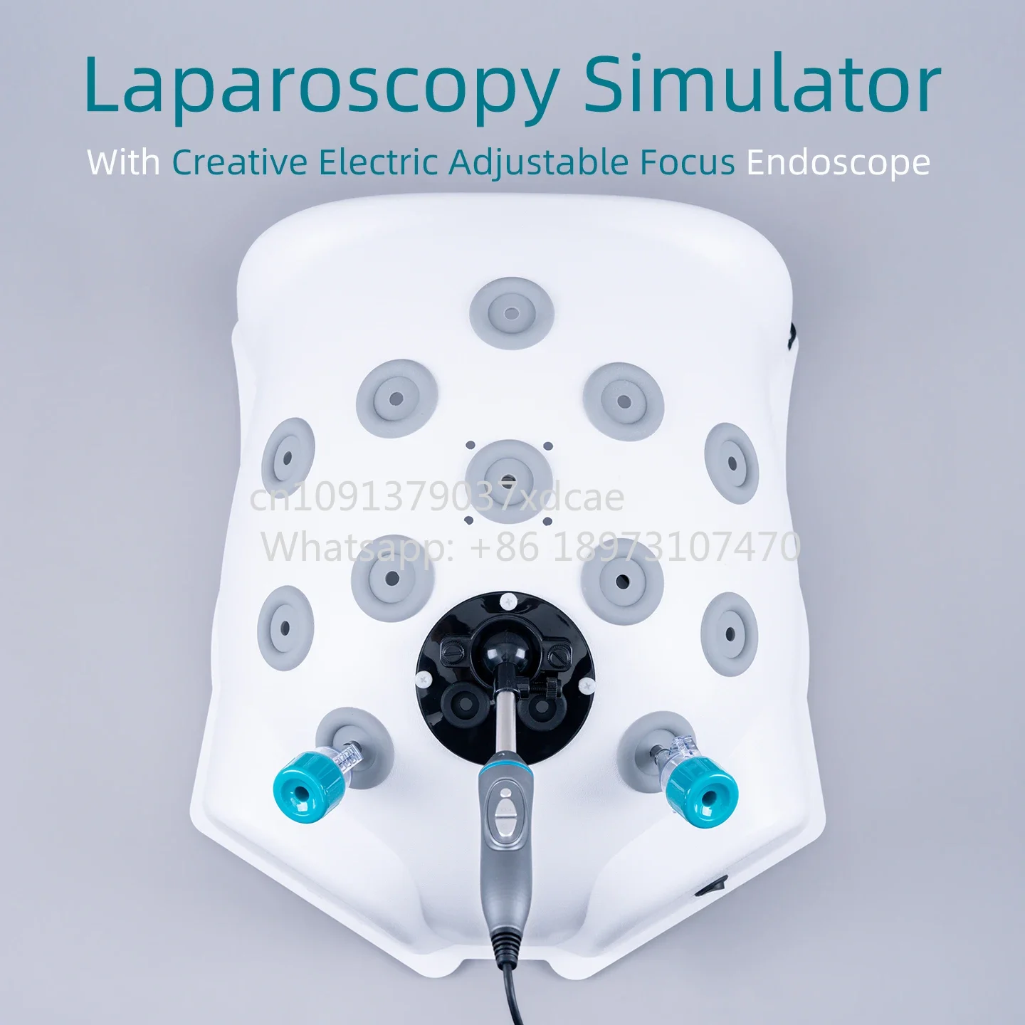 2026 NewLaparoscopic Trainer Laparoscopy Simulator Endoscopic Training Box USB HD Electric Adjustable Focus Camera Surgery Sutur