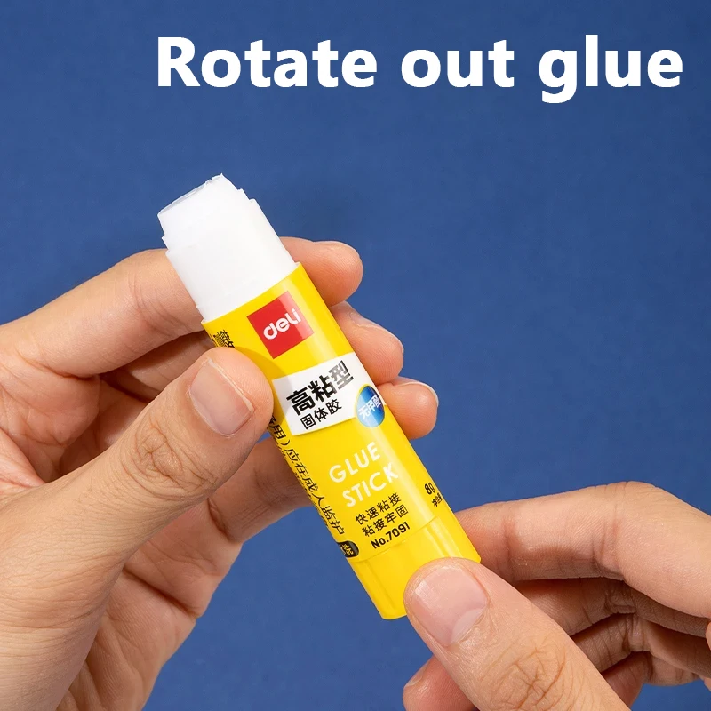 3-12p Deli (8/15/20/36g) Glue Stick Safety High Adhesive Handmade Diy Paste Fastening Perfect Office Handicraft School Supplies