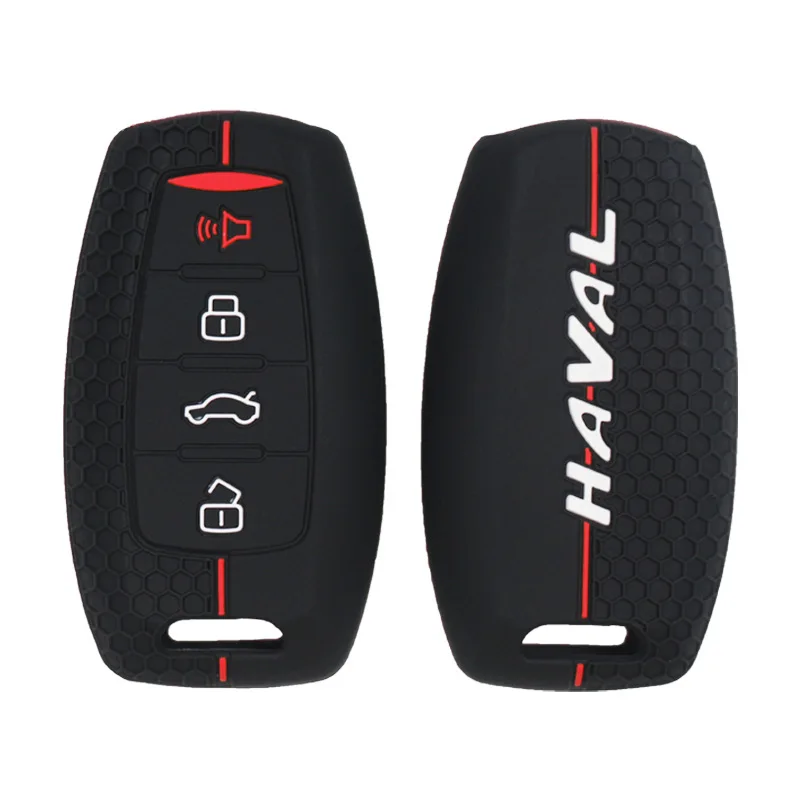 For Haval Silicone Key Case H6 2022 Accessories Car Key Cover Keychain for Haval Jolion Joico Jollein F7 H6 F7x Jolyon F7H Dargo