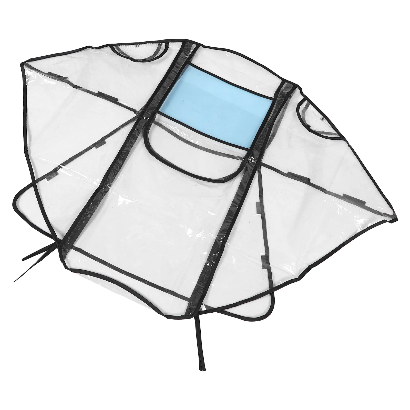 Cochecito transparente cubierta de lluvia transparente a prueba de viento impermeable cochecito de bebé protección contra la intemperie cochecito ajuste Universal
