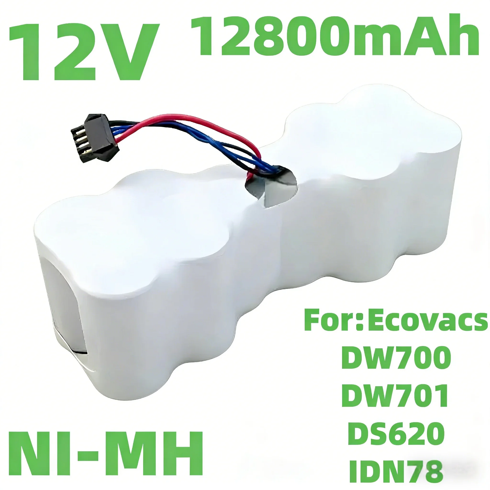 

Applicable To Ecovacs 12V 12800mAh DW700 Sweeping Robot Accessories, Battery DW701, DS620 Original Sweeping Machine