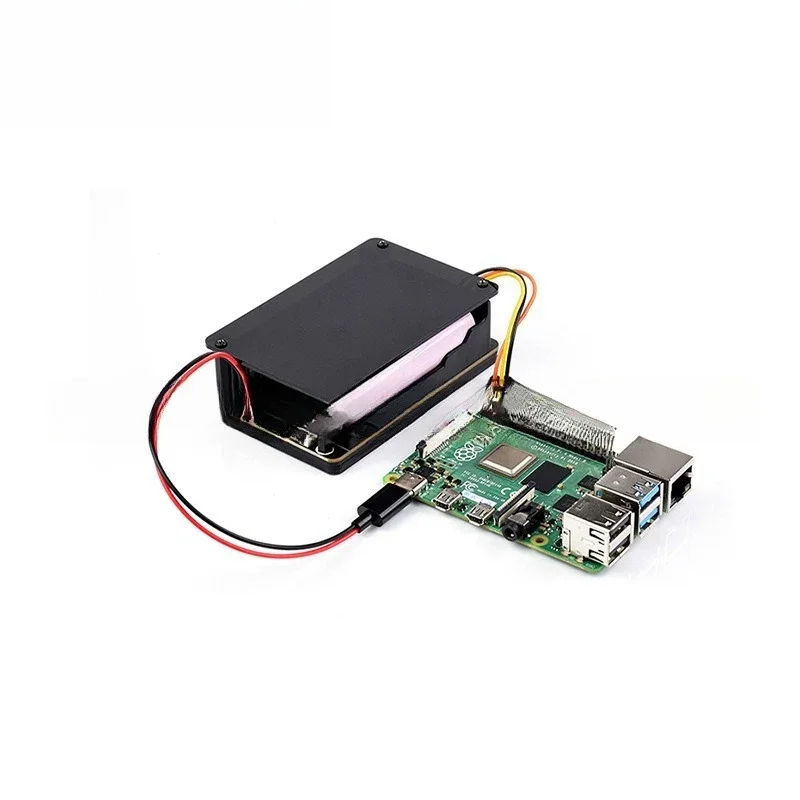 

Raspberry Pi 5 UPS uninterruptible power supply module, charging and discharging, anti-power failure belt monitoring multiple