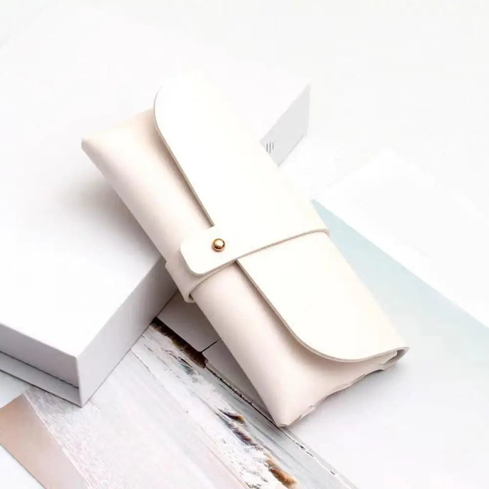 Unisex Retro Glasses Case Soft Protective Cover Mini Portable Fashion Accessory Thickened Layer Box Idea Storage With Gift I6K2