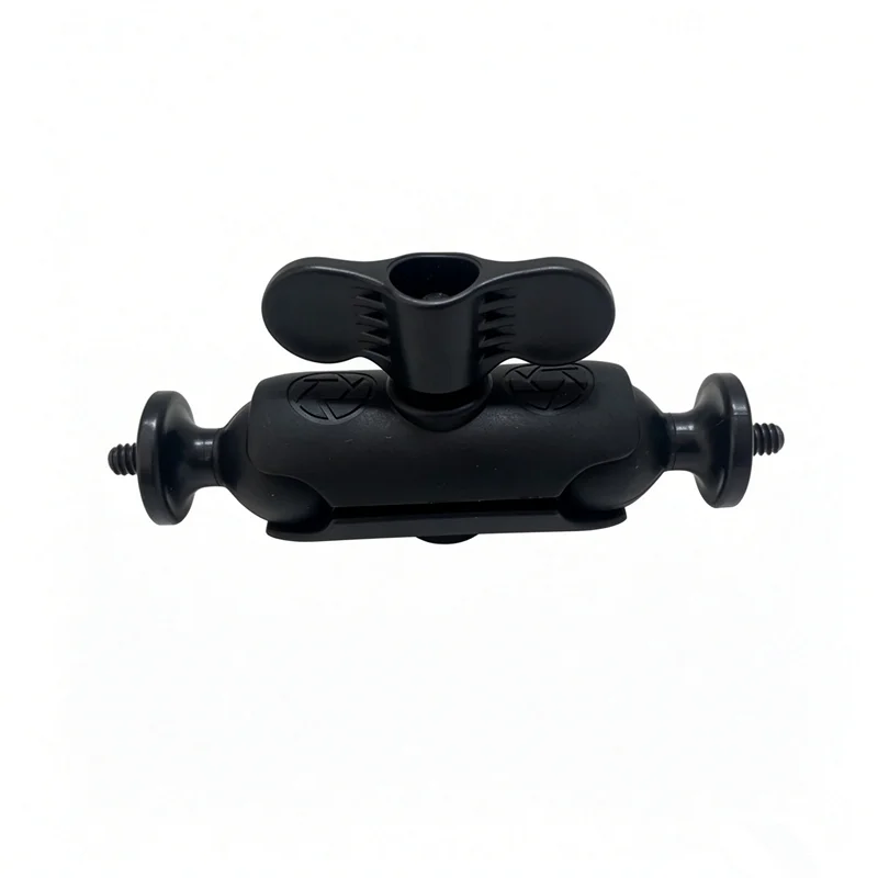 1/4 Zoll Schraubgewinde 25mm Kugelkopf / Doppelgelenkarm für Motorrad-Handyhalterung Sportkamera-Adapterbasis