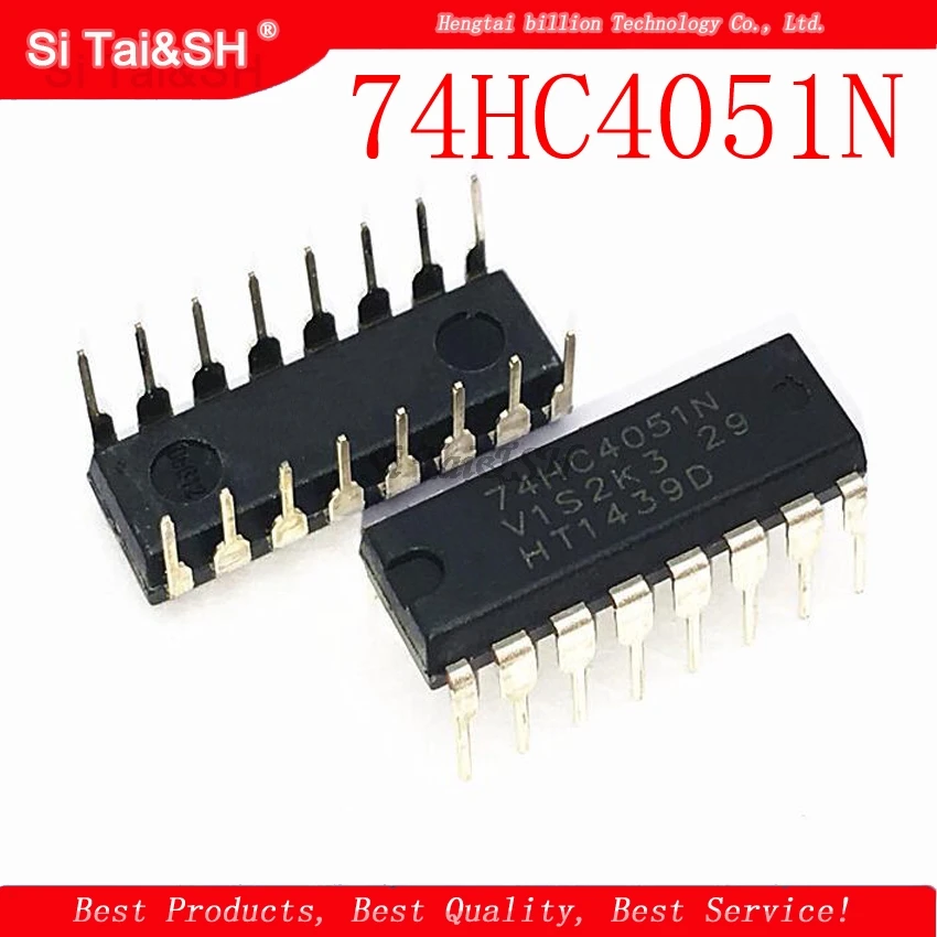 

10pcs/lot 74HC4051 74HC4051N Waterproof shell