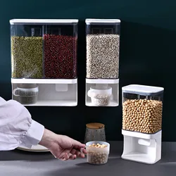 Kitchen Rice Dispenser Seal Rice Storage Box Cereal Grain Container Food Dispenser Anti-insect Moisture-proof Cuisine Organizer