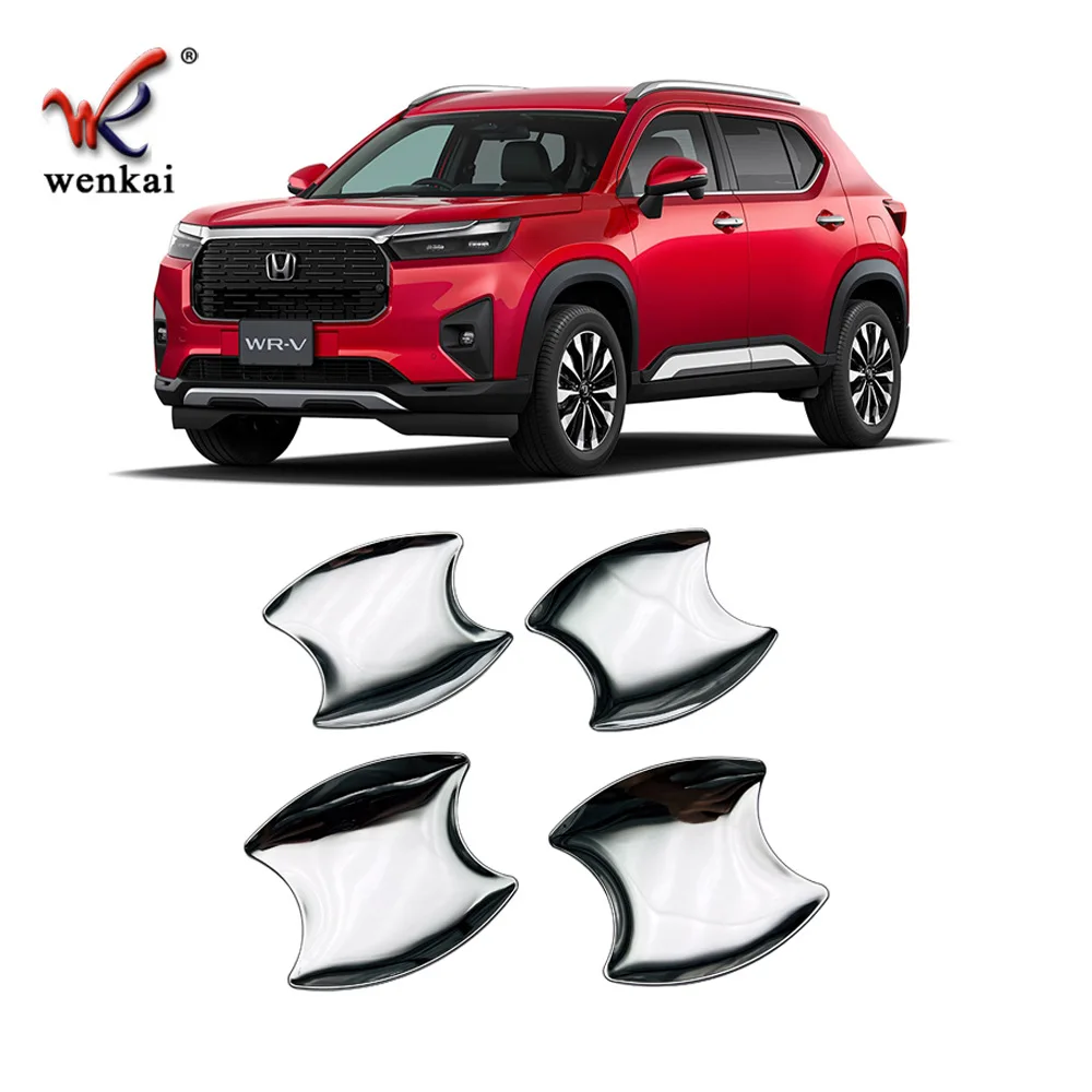 Car Door Handle Bowl Cover Protect Cap Sticker For 2024 Honda WRV DG5 Chromium Accessories view 2