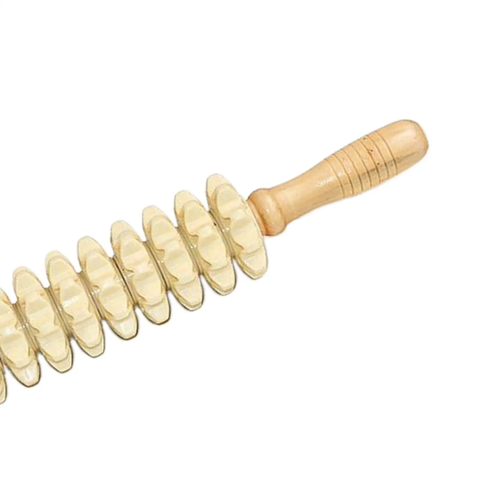 Wooden Massage Roller Multifunctional Professional Wood Handheld Massage Roller Manual Massage Tool for Thigh Arms Muscle Waist