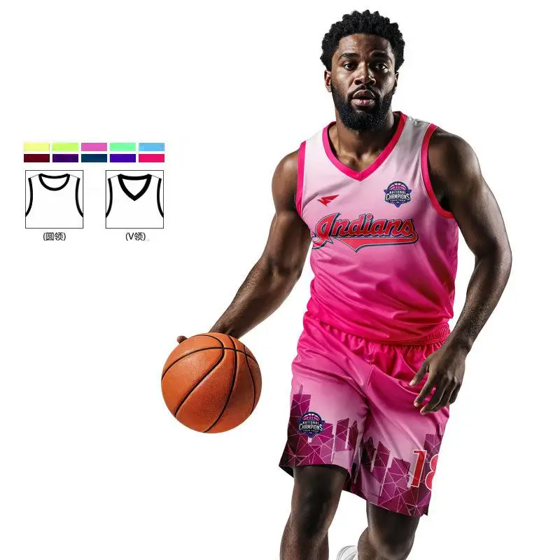 Basketball Uniform Custom Quick-drying Breathable Team Jersey Men's And Women's Student Customized Basketball Jersey Set