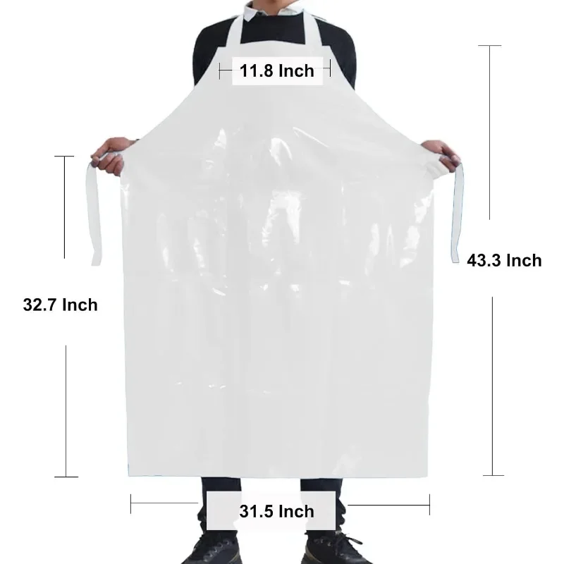 ELEBOX ผ้ากันเปื้อนเอี๊ยมกันน้ํามันกันน้ําผ้ากันเปื้อนยูทิลิตี้ผ้ากันเปื้อนทนสารเคมีพร้อมผ้ากันเปื้อนทํางานแบบแขนน้ําหนักเบาเป็นพิเศษ