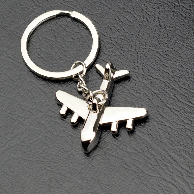Metal Aircraft Airplane Key Chain Mini aircraft Key Ring Bag Pendant Car Keychain For men women Gift jewelry