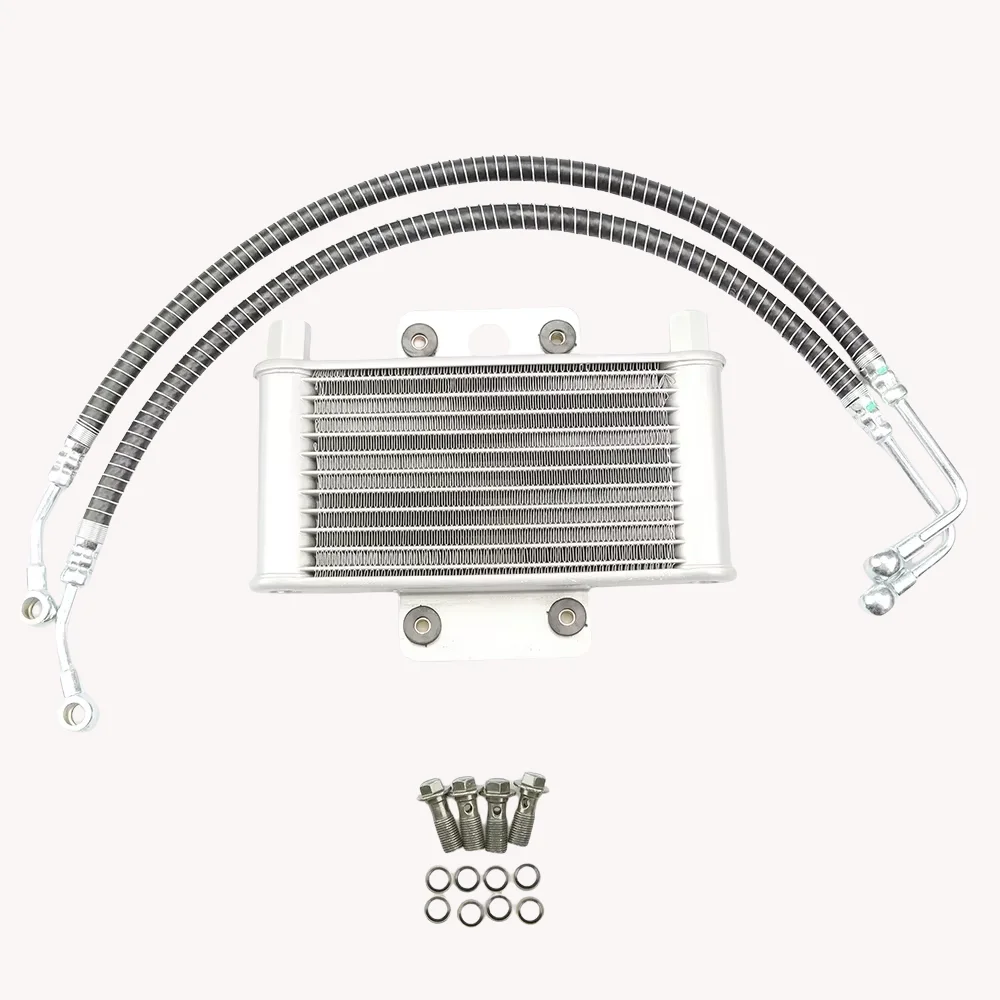 

150cc 200cc 250cc Motorcycle Radiator Cooling Kit High Performance Oil Cooler Assembly for Engine Cooling System Dirt Bike ATV