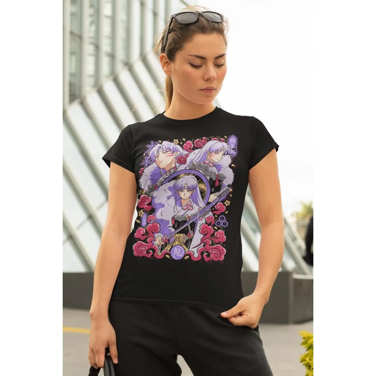 

Anime Merchandise T-shirt for Inuyasha: Adult and Children's New Oversized Loose Quick Drying Casual Sports Top FamilyMatching